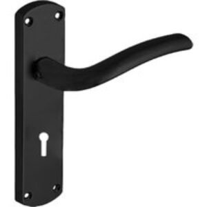 Goodrich Matt Black Lever Lock Door Handle - 1 Pair