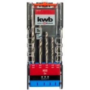 Einhell Kwb HSS Metal Drill Bit Set - 5 Pack
