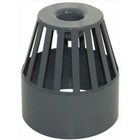 Floplast 110mm Soil Pipe Vent Terminal – Anthracite Grey