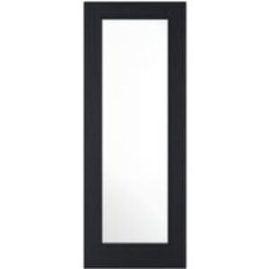 LPD Internal Diez 1 Lite Pre-Finished Charcoal Black Solid Core Door - 762 x 1981mm