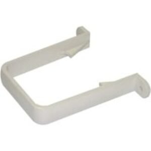 FloPlast 65mm Square Line Downpipe Clip - White