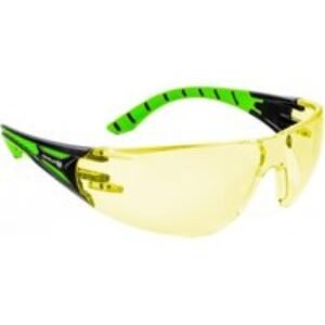 Armour Up Wraparound Safety Glasses Amber Lens