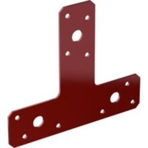 Powapost Dual Coated T Bracket 150 x 128 x 38mm wide
