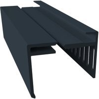 Multi Vented 25mm Anthracite Grey Starter & Cover Trim – 29 x 40 x 3000mm