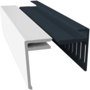 Multi Vented 25mm White Starter Trim & Cover - 29 x 40 x 3000mm