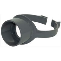 Floplast 110mm Soil Pipe Strap On Pipe Connector – Anthracite Grey SP319AG
