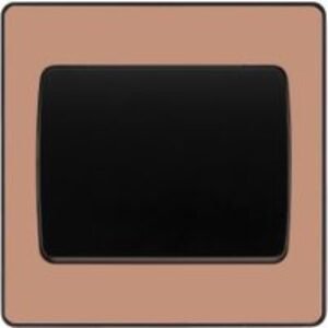 BG Evolve Polished Copper 20A 16Ax Wide Rocker Single Light Switch - 2 Way
