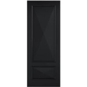 LPD Internal Knightsbridge 2 Panel Primed Plus Black Solid Core Door - 686 x 1981mm