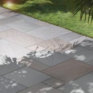 Global Stone Gardenstone Calibrated Autumn Brown Paving Project Pack 19.52m2