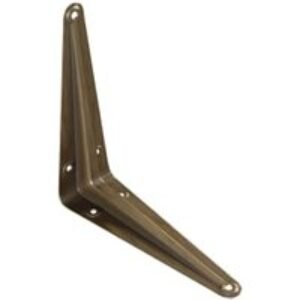 London Antique Brass Shelf Bracket - 100 x 75mm