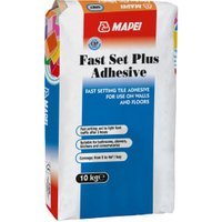 Mapei Fast Set Plus Ceramic & Porcelain Tile Adhesive Grey 10kg
