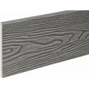 Cladco Wpc Fascia Trim Stone Grey 2400 x 145 x 10mm
