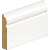 Wickes Torus Fully Finished White Skirting – 18 x 119 x 2400mm