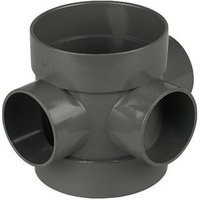 Floplast 110mm Soil Boss Pipe Socket/Spigot- Anthracite Grey SP583AG