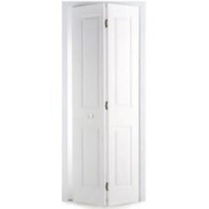 Wickes Chester White Grained Moulded 4 Panel Internal Bi-Fold Door - 1981mm x 762mm