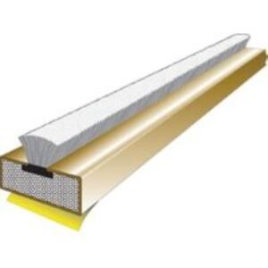 4FireDoors Intumescent Fire & Smoke Seal - Brown 10 x 4mm Single Door Pack of 5