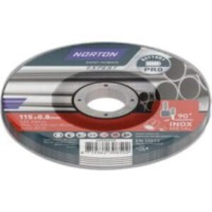 Norton Expert Metal/Inox Cutting Disc -115 x 0.8 x 22.23mm - Pack of 5