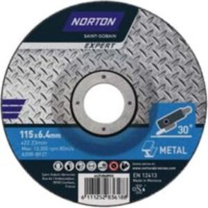 Norton Expert Steel & Inox Cutting Disc - 115 x 1 x 22.23mm