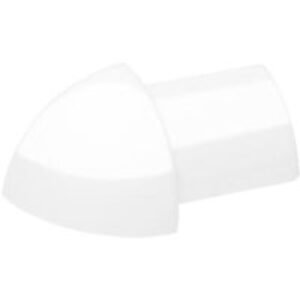 Homelux 10mm Quadrant Corners White Pack 2