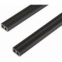 Cladco Wpc JOIST, 50 x 30mm Hollow Joist Black 4m Long