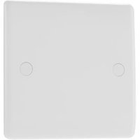 BG Slimline 1 Gang White Blanking Plate