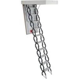TB Davies MiniFold Metal Loft Ladder -  Max Height 3m