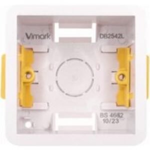 Vimark 1 Gang Dry Lining Knockout Box - 47mm