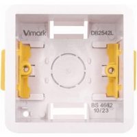 Vimark 1 Gang Dry Lining Knockout Box – 47mm