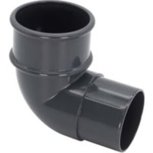FloPlast 50mm MiniFlo Downpipe Offset Bend 92.5° - Anthracite Grey