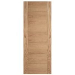 LPD Internal Carini 7 Panel Unfinished Oak FD30 Fire Door - 838 x 1981mm