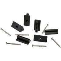 Cladco Wpc FIXINGS, Decking FIXINGS, T – Clips + M4 x 45 Stainless Steel Wood Screws 100 Pack