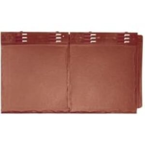 Envirotile Plastic Lightweight Terracotta Double Tile - 365 x 630 x 12mm