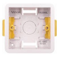 Vimark 1 Gang Dry Lining Box Single – 35mm
