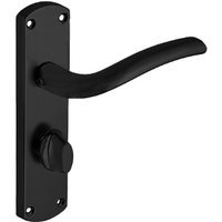 Goodrich Matt Black Lever Bathroom Door Handle – 1 Pair