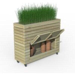 Linear Planter - Tall with Wheels Home Delivery