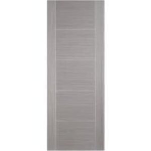 LPD Internal Vancouver 5 Panel Pre-Finished Light Grey Solid Core Door - 726 x 2040mm