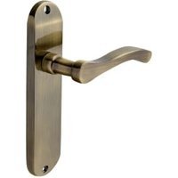 Capri Antique Brass Lever Latch Door Handle – 1 Pair