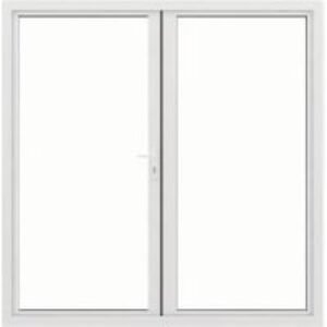 JCI Aluminium Inwards Opening White French Door - 1190mm