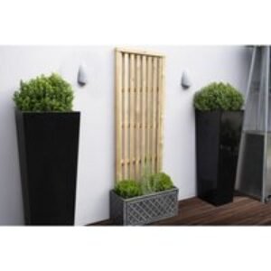 1.8m x 0.6m Pressure Treated Vertical Slatted Screen - Pack of 5 Home Delivery