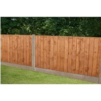 6ft x 4ft 1.83m x 1.23m Closeboard Fence Panel – Pack of 5 Home Delivery