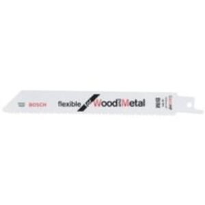 Bosch 2608656016 S922HF Bi-Metal Flexible Sabre Recip Saw Blade- Pack of 5