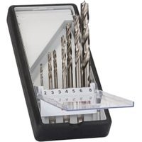 Bosch 2607019923 Hex Shank 7 Piece HSS Brad Point Wood Drill Bit Set – 2, 3, 3, 4, 5, 6, 8mm