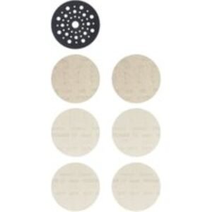 Bosch 2608901202 Expert M480 Net 125mm Orbital Sander Set - 6 Piece