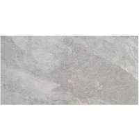 Wickes Boutique Akita Grey Glazed Porcelain Tile – Cut Sample