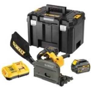 DEWALT DCS520T2-GB 54V XR Flexvolt Cordless Brushless Plunge Saw With 2 x 6.0Ah Batteries