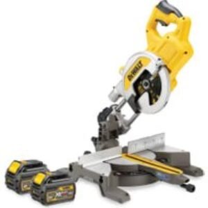 DEWALT DCS777T2 Xr Flexvolt 54V Cordless Sliding Mitre Saw 216mm With 2 X 6.0Ah Batteries