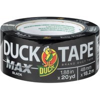 Duck Max Strength Black Cloth Tape – 48mm x 18.2m
