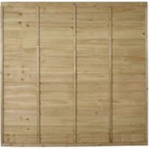 6ft x 5'6ft 1.83m x 1.68m Pressure Treated Superlap Fence Panel