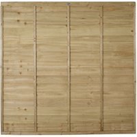 6ft x 5’6ft 1.83m x 1.68m Pressure Treated Superlap Fence Panel