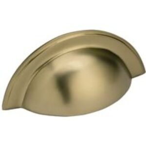 Wickes Windsor Cup Handle - Brushed Brass